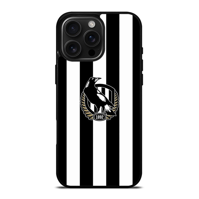 COLLINGWOOD MAGPIES AUSTRALIA FOOTBALL iPhone 16 Pro Max Case Cover