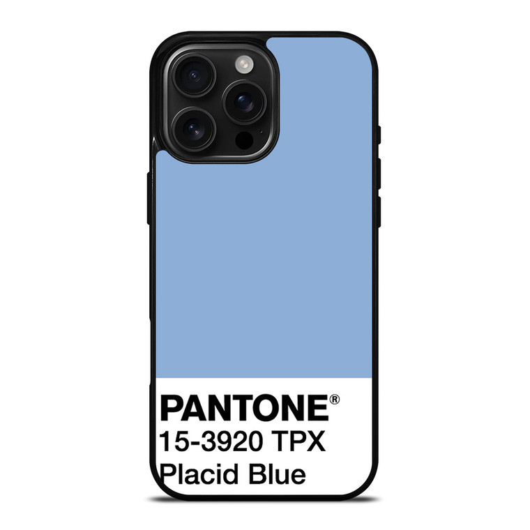 COLOR PANTONE PLACID BLUE iPhone 16 Pro Max Case Cover