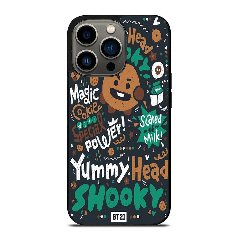 YUMMY HEAD SHOOKY BTS 21 iPhone 13 Pro Case Cover