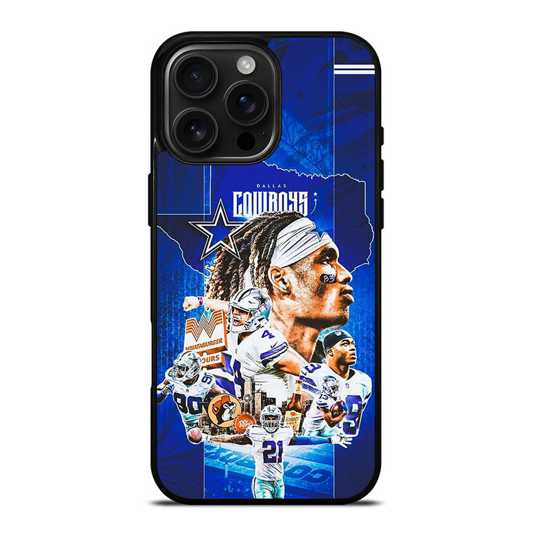 DALLAS COWBOYS FOOTBALL PLAYERS iPhone 16 Pro Max Case Cover