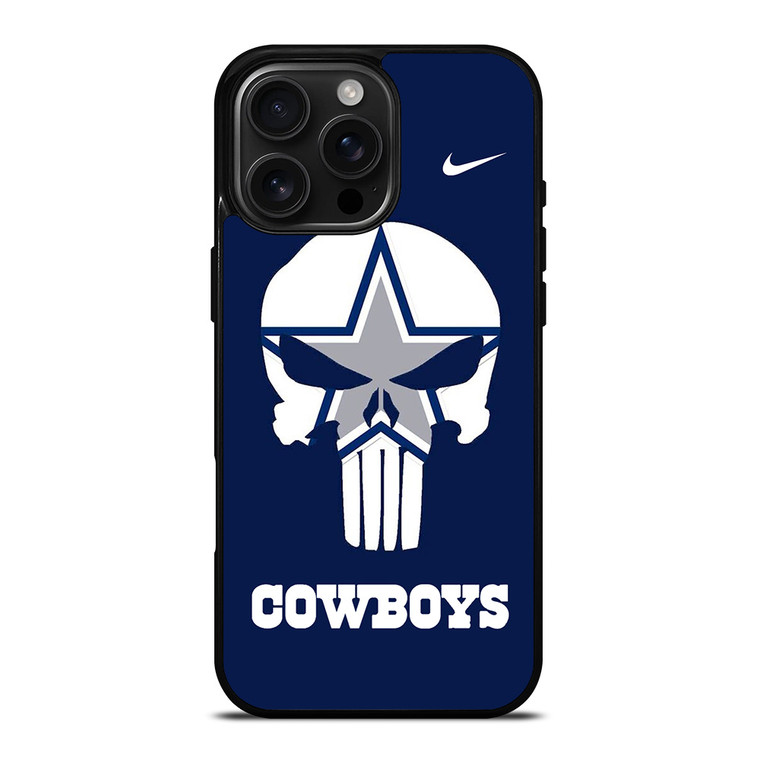 DALLAS COWBOYS NIKE THE PUNISHER iPhone 16 Pro Max Case Cover
