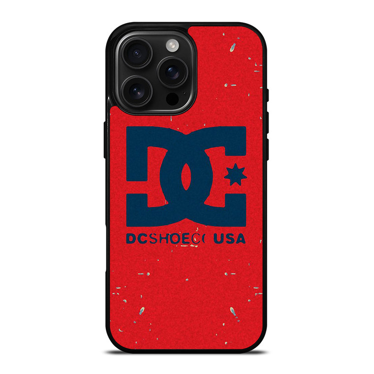 DC SHOE USA LOGO RED iPhone 16 Pro Max Case Cover DC SHOE USA LOGO RED iPhone 16 Pro Max Case Cover