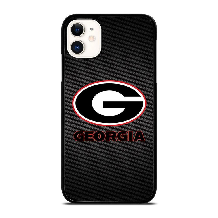 UNIVERSITY GEORGIA CARBON SYMBOL iPhone 11 Case Cover UNIVERSITY GEORGIA CARBON SYMBOL iPhone 11 Case Cover