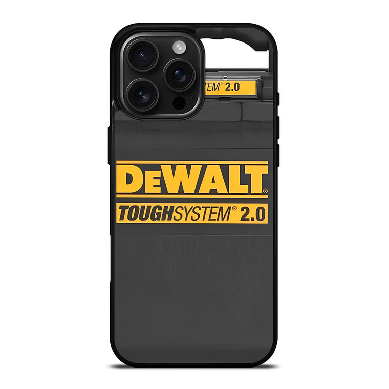 DEWALT LOGO TOUGH SYSTEM ICON iPhone 16 Pro Max Case Cover