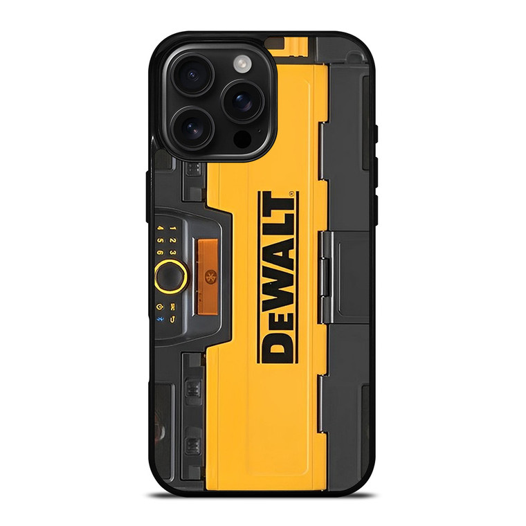 DEWALT TOOL LOGO ICON BLUETOOTH RADIO iPhone 16 Pro Max Case Cover