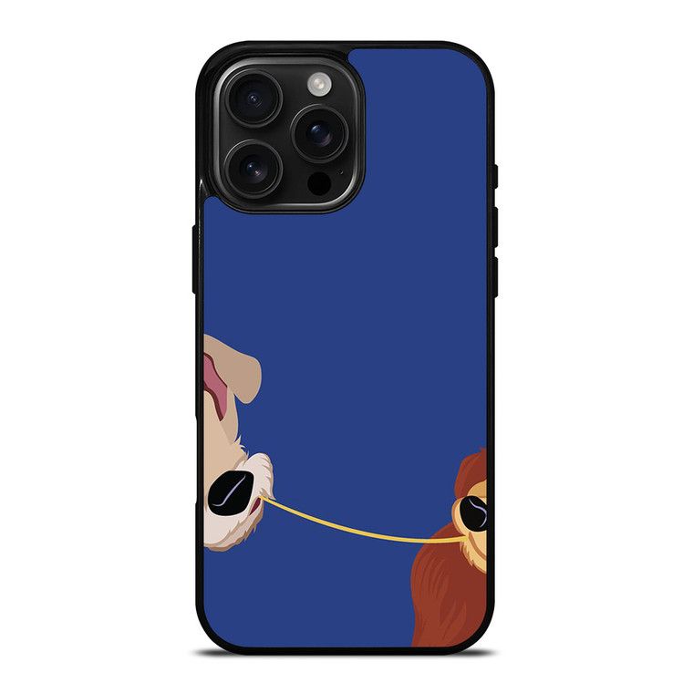 DISNEY LADY AND THE TRAMP CARTOON iPhone 16 Pro Max Case Cover