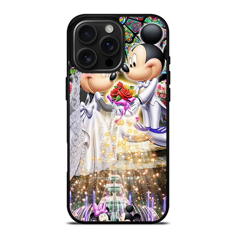 DISNEY MICKEY AND MINI MOUSE Wedding iPhone 16 Pro Max Case Cover DISNEY MICKEY AND MINI MOUSE Wedding iPhone 16 Pro Max Case Cover