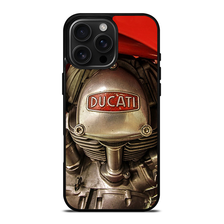 DUCATI ENGINE LOGO RETRO iPhone 16 Pro Max Case Cover