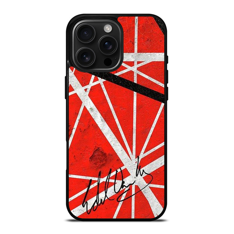 EDDIE VAN HALEN GUITAR SIGNATURE iPhone 16 Pro Max Case Cover