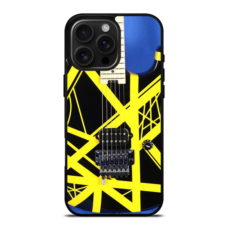 EDDIE VAN HALEN GUITAR YELLOW iPhone 16 Pro Max Case Cover