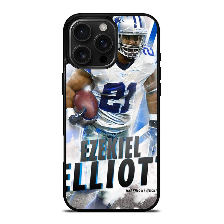 EZEKIEL ELLIOTT DALLAS COWBOYS NFL iPhone 16 Pro Max Case Cover