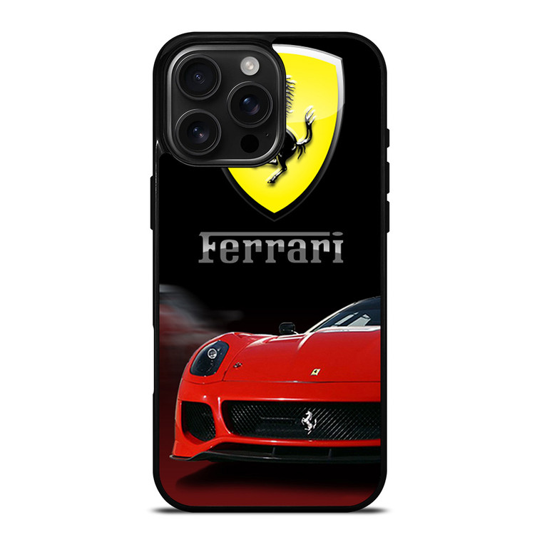 FERRARI RED CAR iPhone 16 Pro Max Case Cover FERRARI RED CAR iPhone 16 Pro Max Case Cover