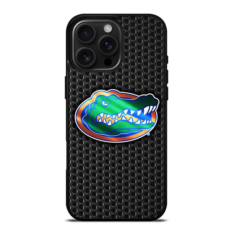 FLORIDA GATORS METAL ICON iPhone 16 Pro Max Case Cover