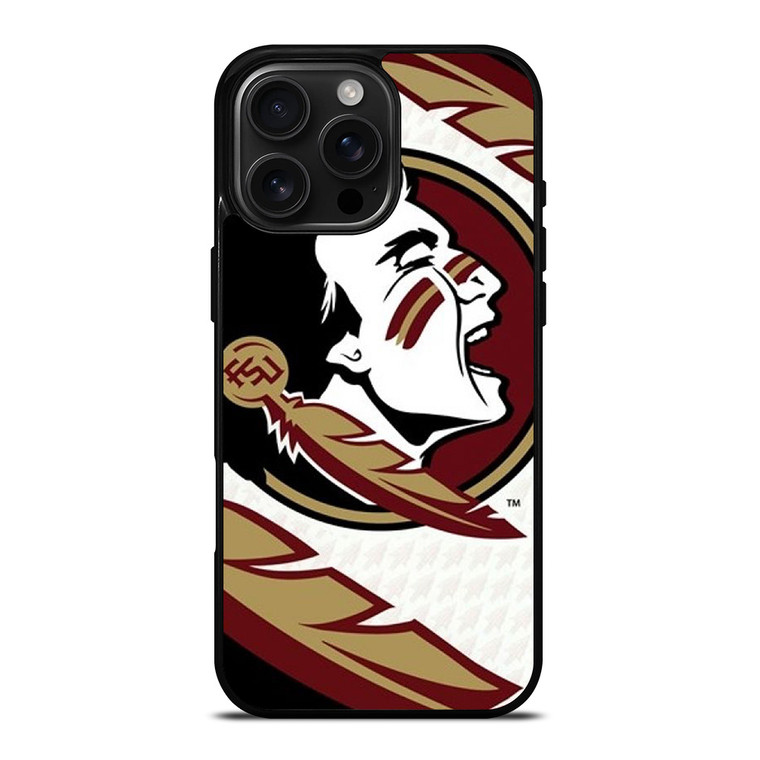 FLORIDA STATES UNIVERSITY FSU SEMINOLES FOOTBALL LOGO iPhone 16 Pro Max Case Cover