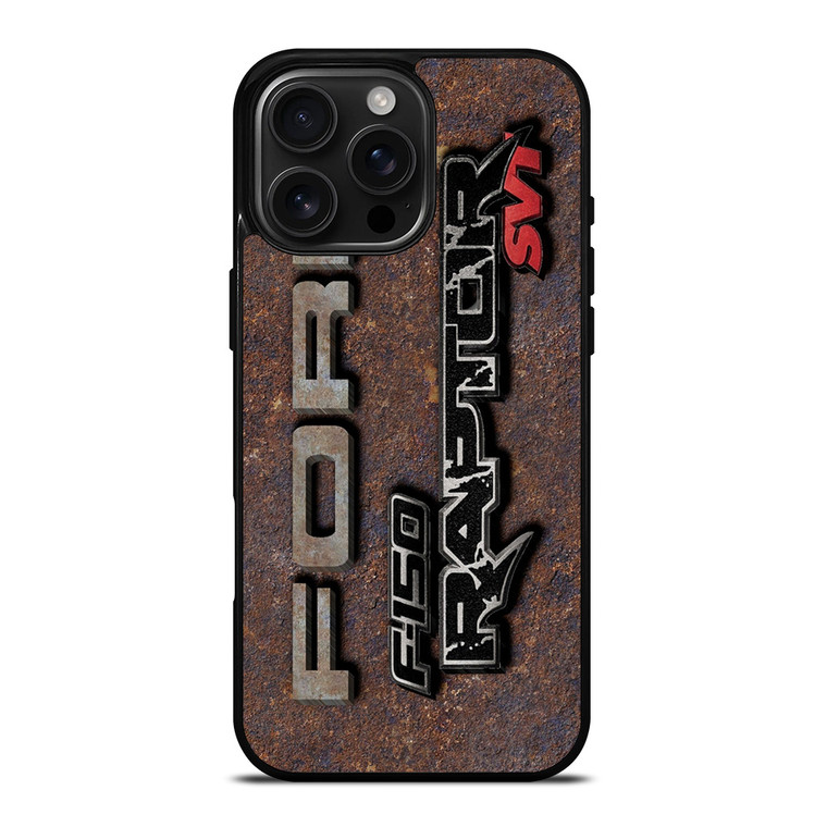 FORD RAPTOR METAL LOGO iPhone 16 Pro Max Case Cover