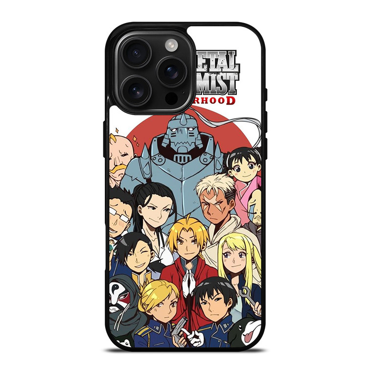 FULLMETAL ALCHEMIST BROTHERHOOD CHARACTER iPhone 16 Pro Max Case Cover