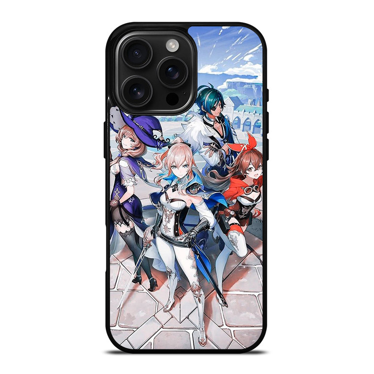 GAME CHARACTERS OF GENSHIN IMPACT iPhone 16 Pro Max Case Cover