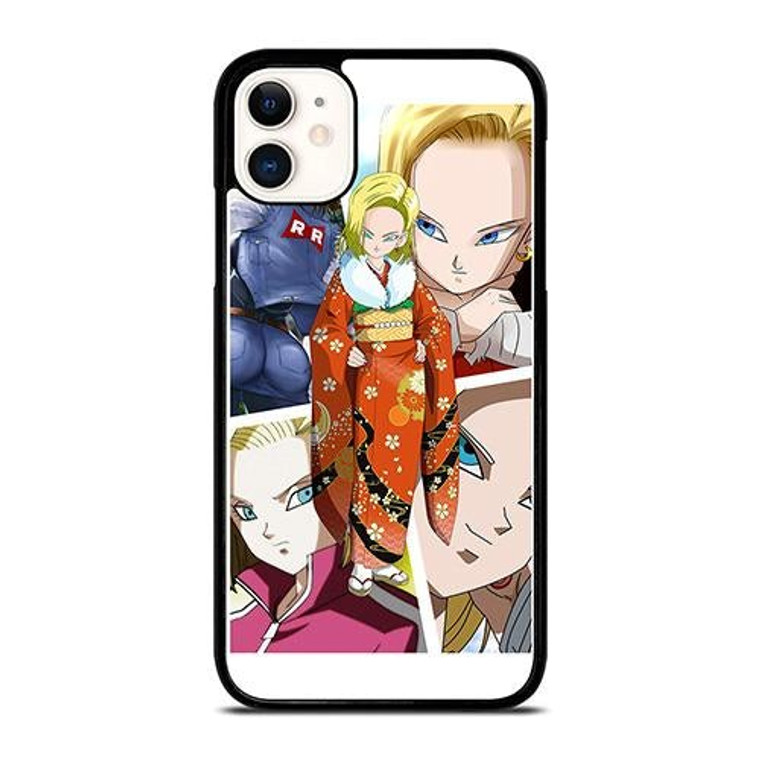 ANDROID 18 DRAGON BALL SUPER iPhone 11 Case Cover