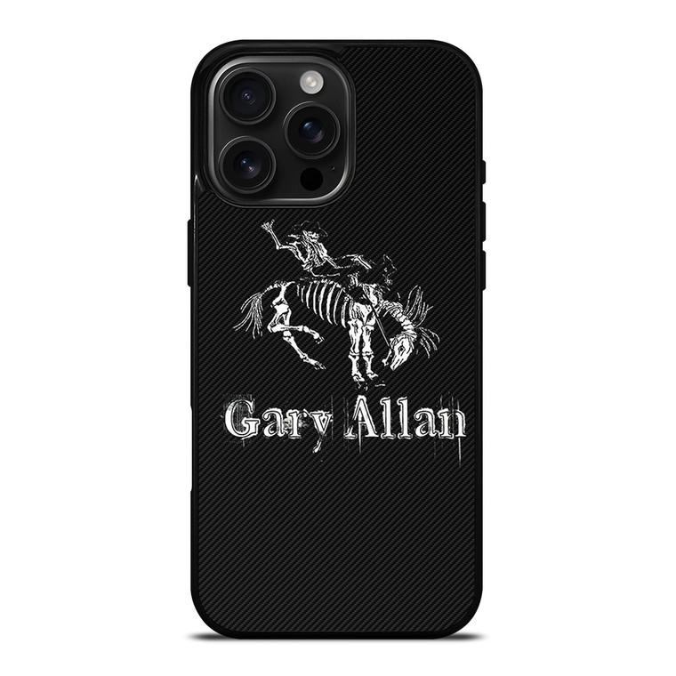 GARY ALLAN LOGO CARBON iPhone 16 Pro Max Case Cover
