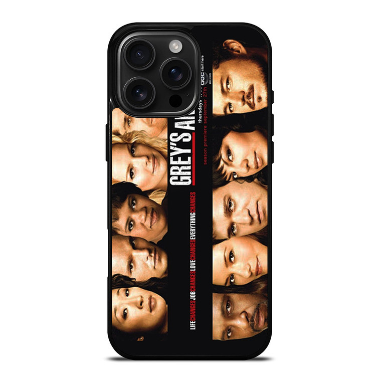 GREY'S ANATOMY iPhone 16 Pro Max Case Cover