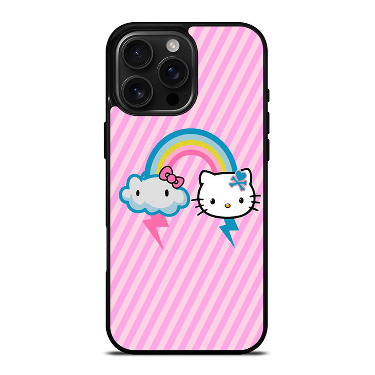 HELLO KITTY CLOUD RAINBOW iPhone 16 Pro Max Case Cover