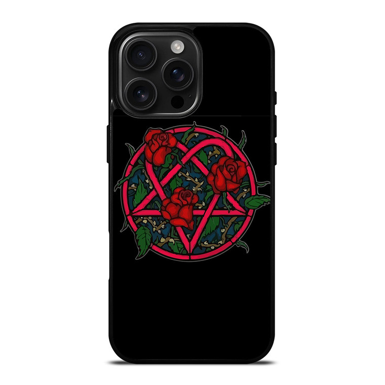 HIM BAND HEARTAGRAM FLOWER iPhone 16 Pro Max Case Cover