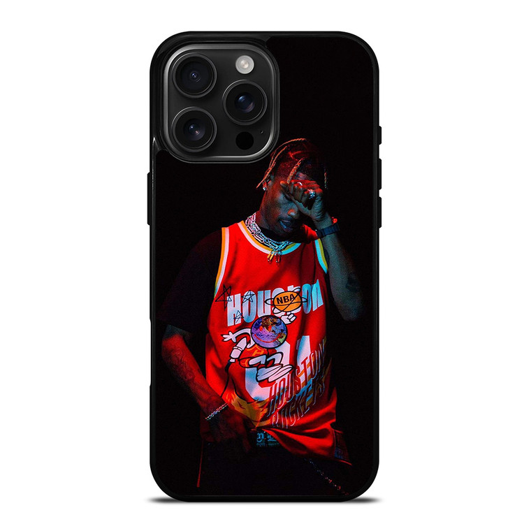 HOUSTON ROCKETS TRAVIS SCOTT iPhone 16 Pro Max Case Cover