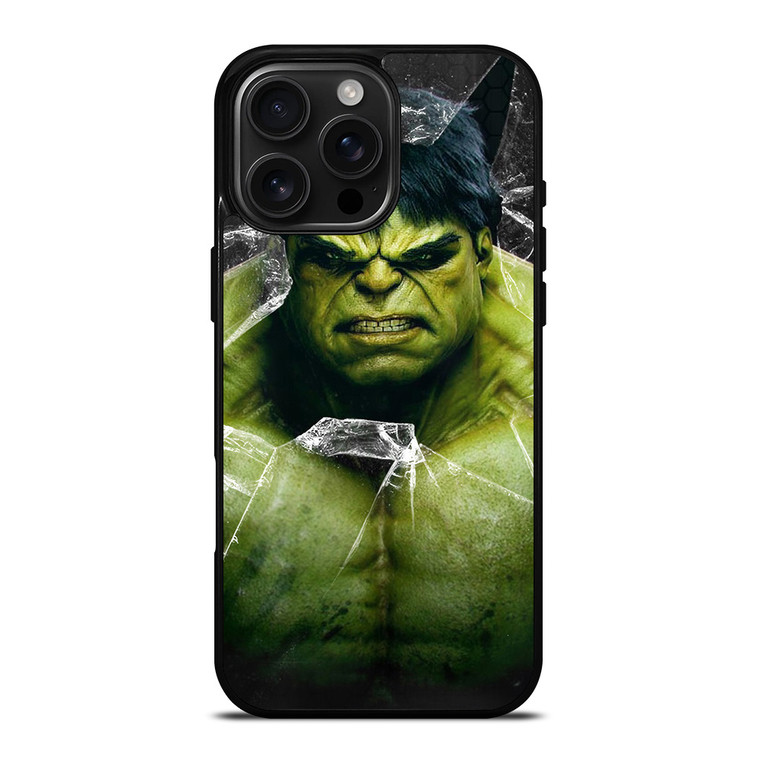 INCREDIBLE HULK CRACKS GLASS iPhone 16 Pro Max Case Cover