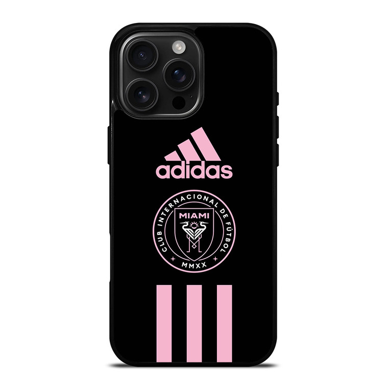 INTER MIAMI FC ADIDAS STRIPES iPhone 16 Pro Max Case Cover