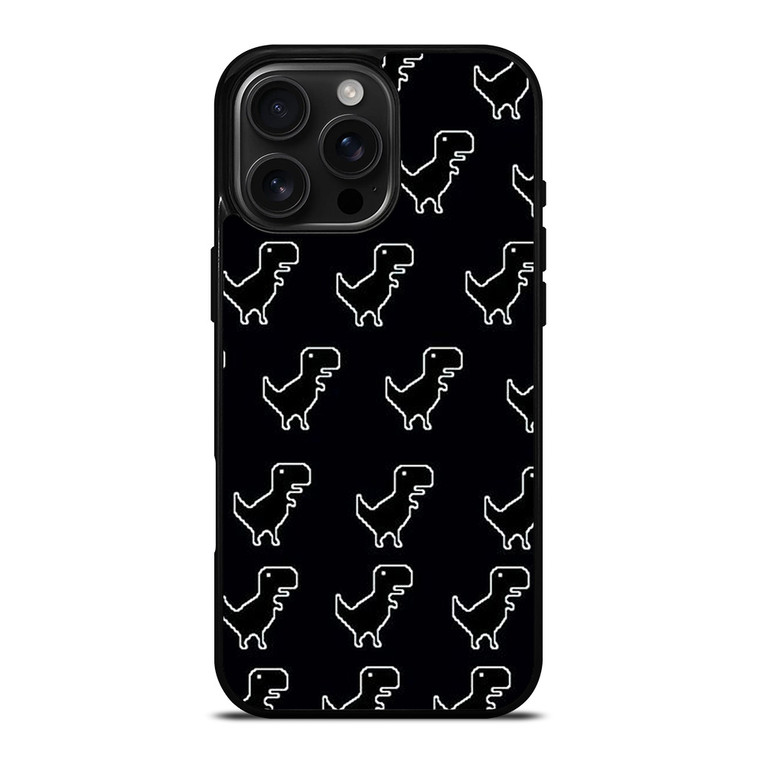 INTERNET ERROR DINOSAUR PATTERN iPhone 16 Pro Max Case Cover
