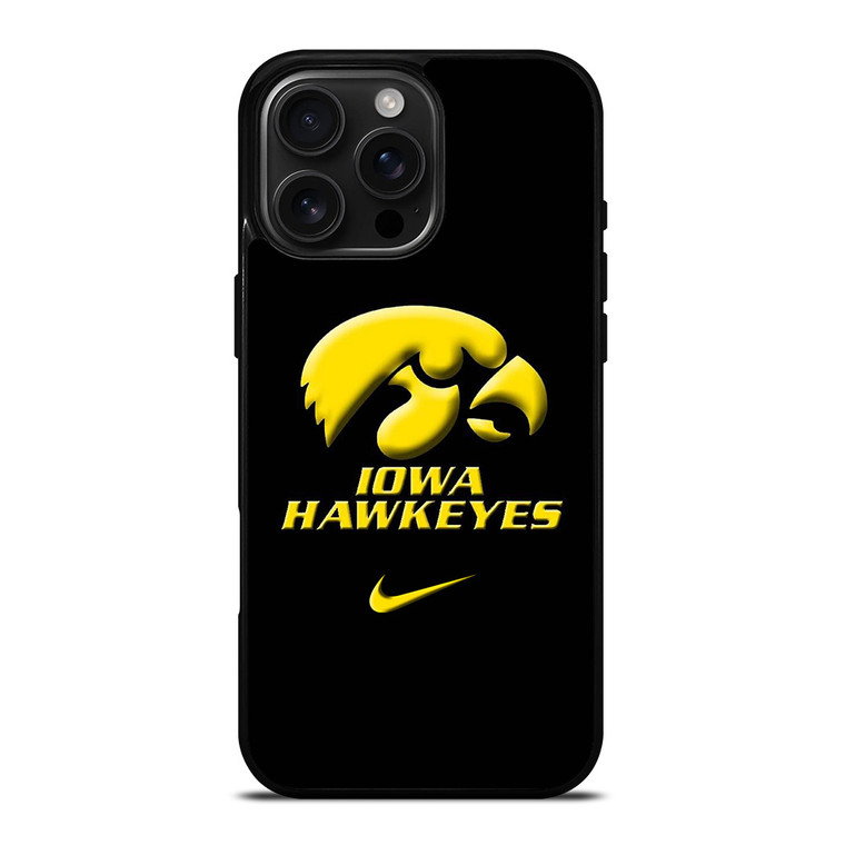 IOWA HAWKEYES NIKE LOGO iPhone 16 Pro Max Case Cover