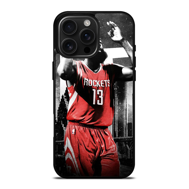 JAMES HARDEN 13 HOUSTON ROCKETS iPhone 16 Pro Max Case Cover