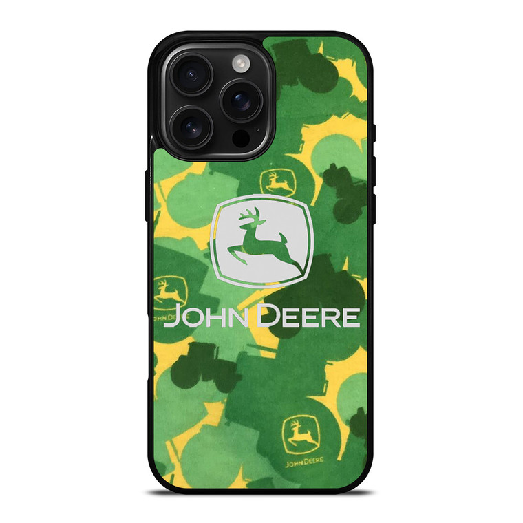 JOHN DEERE CAMO PATTERN iPhone 16 Pro Max Case Cover