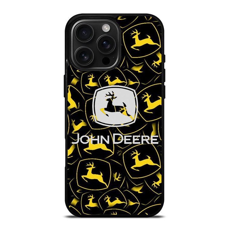 JOHN DEERE LOGO PATTERN iPhone 16 Pro Max Case Cover