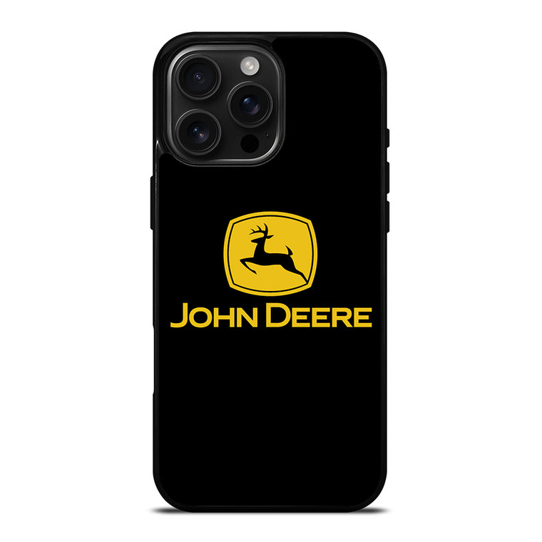 JOHN DEERE YELLOW BLACK iPhone 16 Pro Max Case Cover