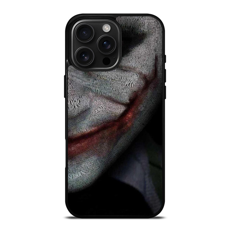 JOKER HEATH LEDGER ART iPhone 16 Pro Max Case Cover