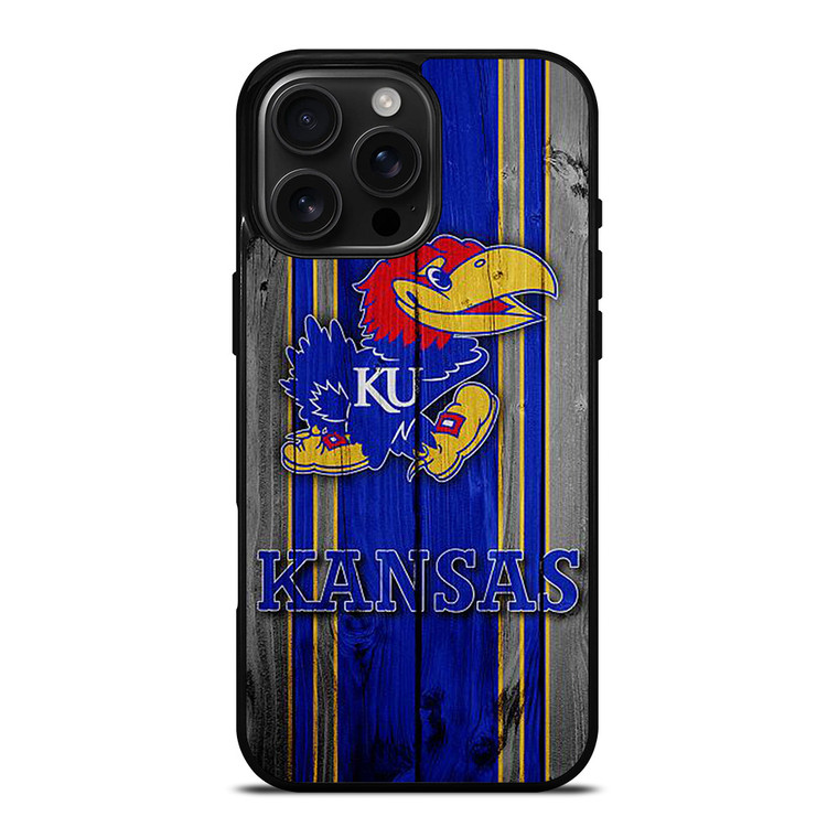 KANSAS JAYHAWKS LOGO iPhone 16 Pro Max Case Cover