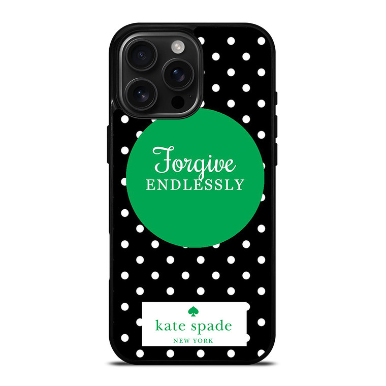 KATE SPADE NEW YORK FORGIVE ENDLESSLY iPhone 16 Pro Max Case Cover