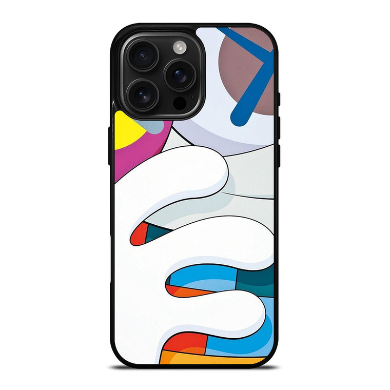 KAWS CARTOON ART iPhone 16 Pro Max Case Cover