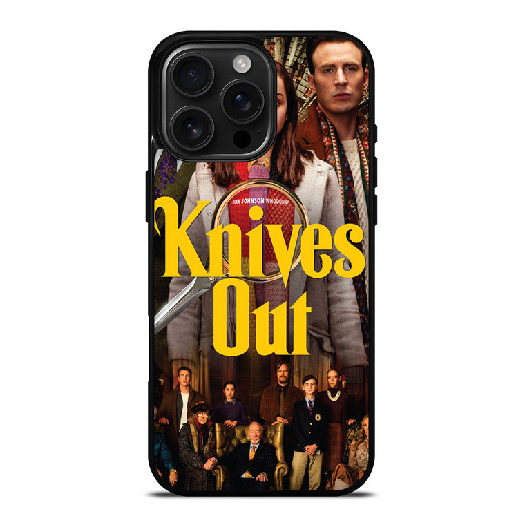 KNIVES OUT MOVIES POSTER iPhone 16 Pro Max Case Cover