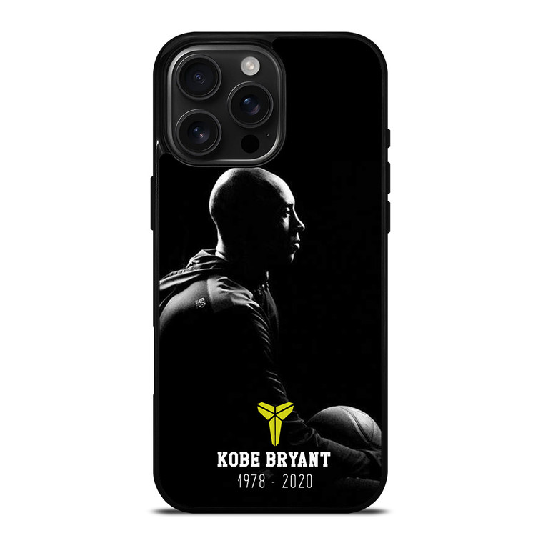 KOBE BRYANT RIP BLACK MAMBA iPhone 16 Pro Max Case Cover