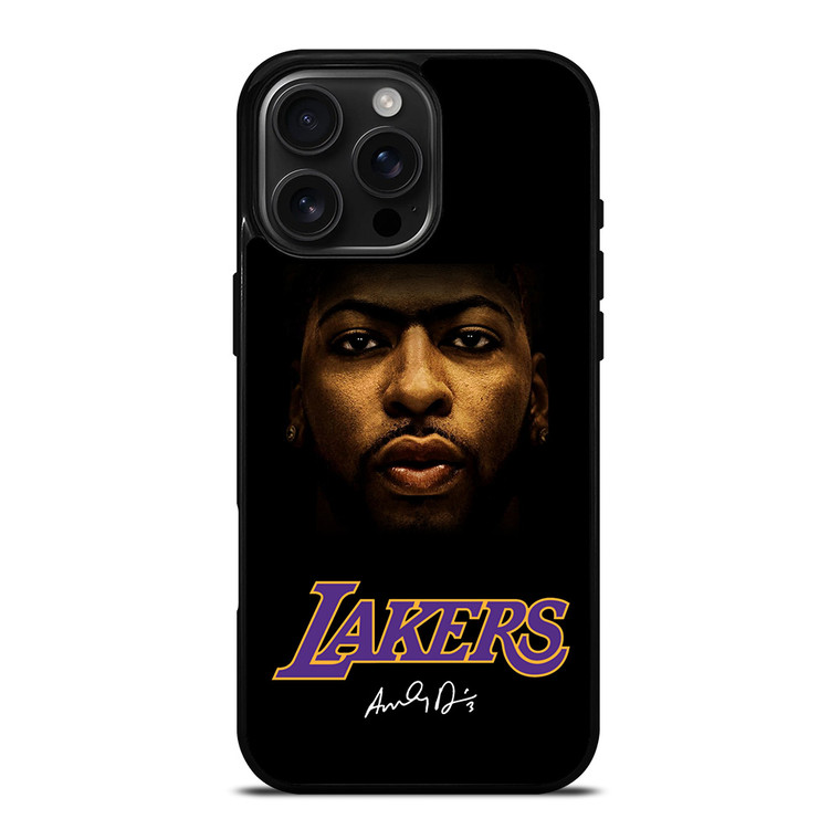 LA LAKERS PLAYER ANTHONY DAVIS iPhone 16 Pro Max Case Cover