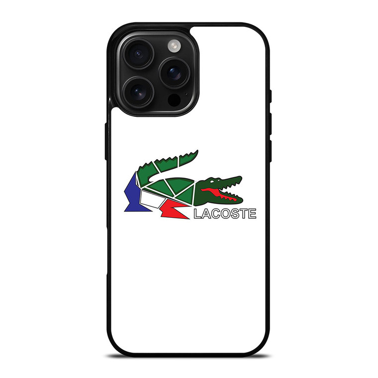 LACOSTE LOGO MOZAIC iPhone 16 Pro Max Case Cover