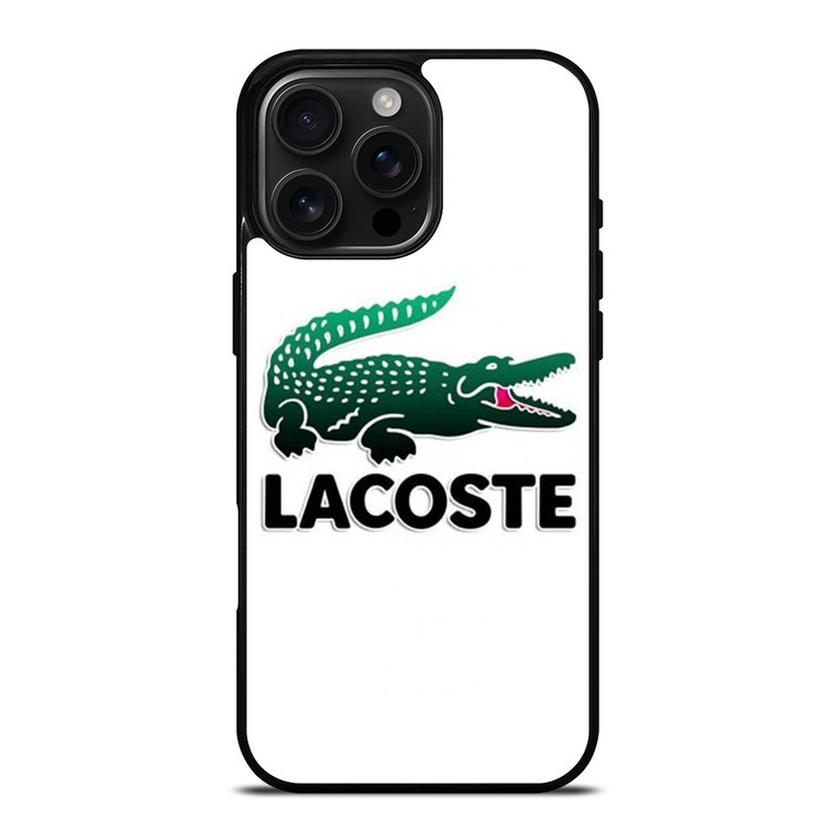 LACOSTE SYMBOL iPhone 16 Pro Max Case Cover LACOSTE SYMBOL iPhone 16 Pro Max Case Cover