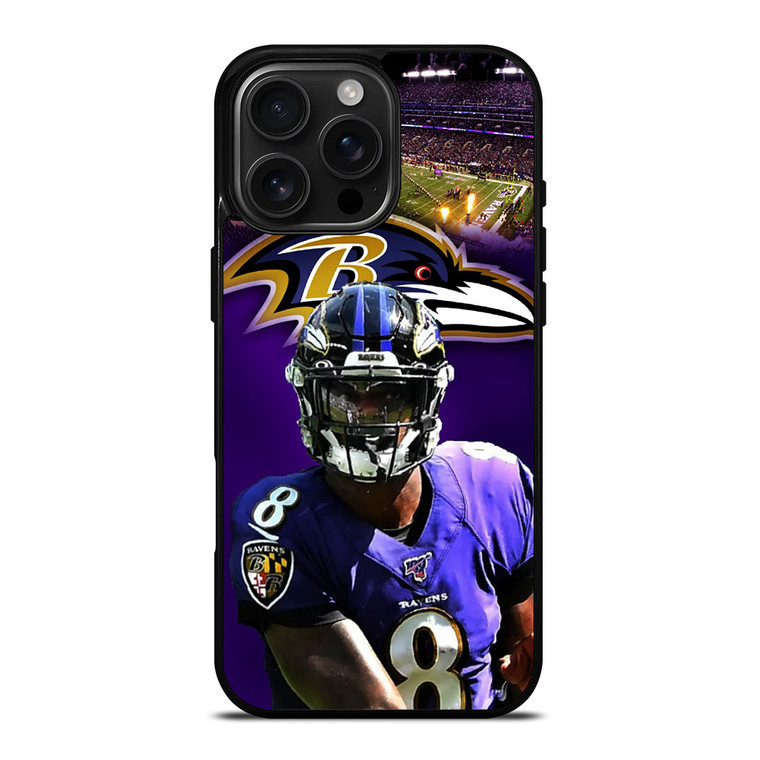 LAMAR JACKSON NFL BALTIMORE RAVENS iPhone 16 Pro Max Case Cover