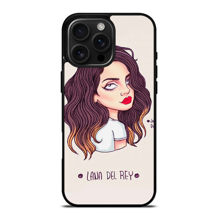 LANA DEL REY CARTOON iPhone 16 Pro Max Case Cover
