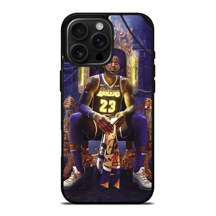 LEBRON JAMES LAKERS KING iPhone 16 Pro Max Case Cover