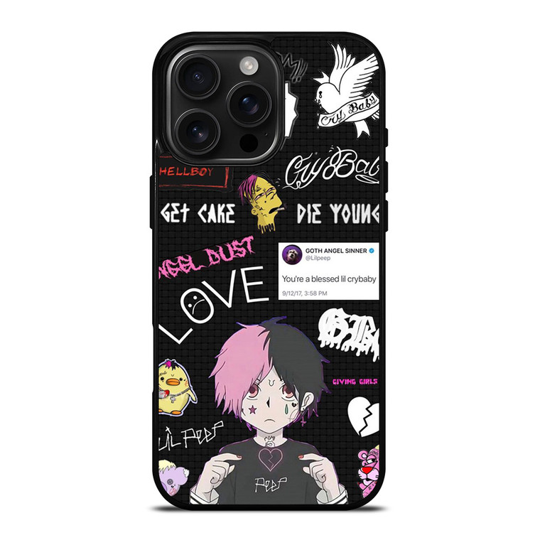 LIL PEEP COLLAGE iPhone 16 Pro Max Case Cover