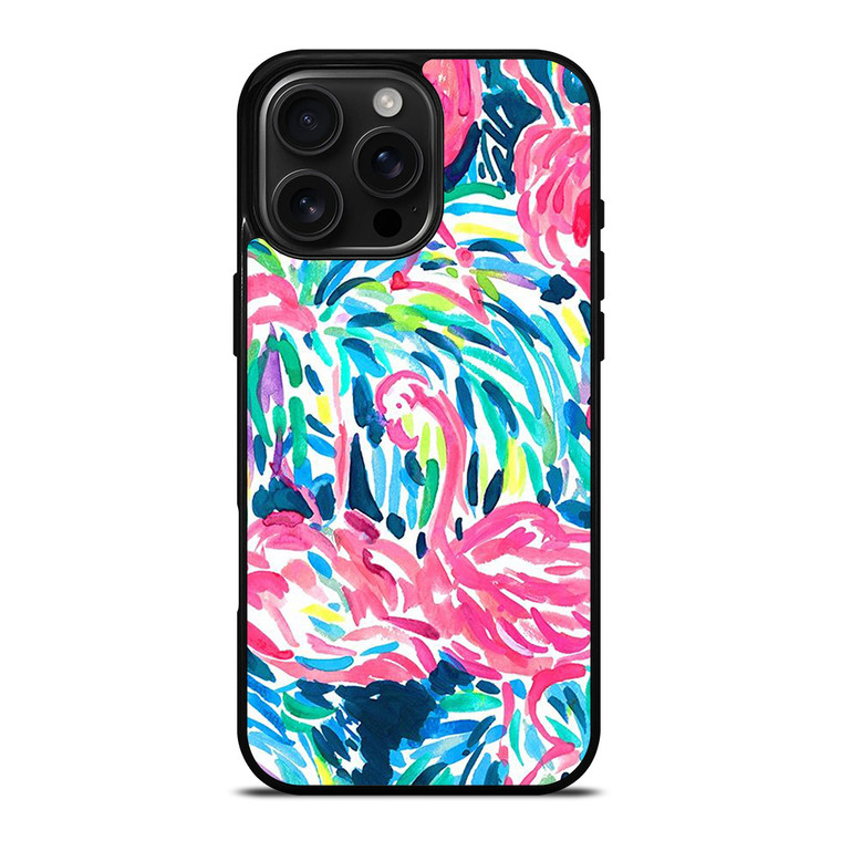LILLY PULITZER FLAMINGO iPhone 16 Pro Max Case Cover