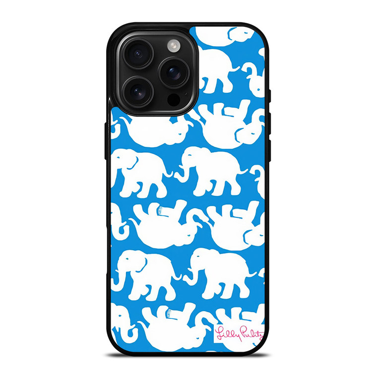 LILLY PULITZER TINY ELEPHANT iPhone 16 Pro Max Case Cover